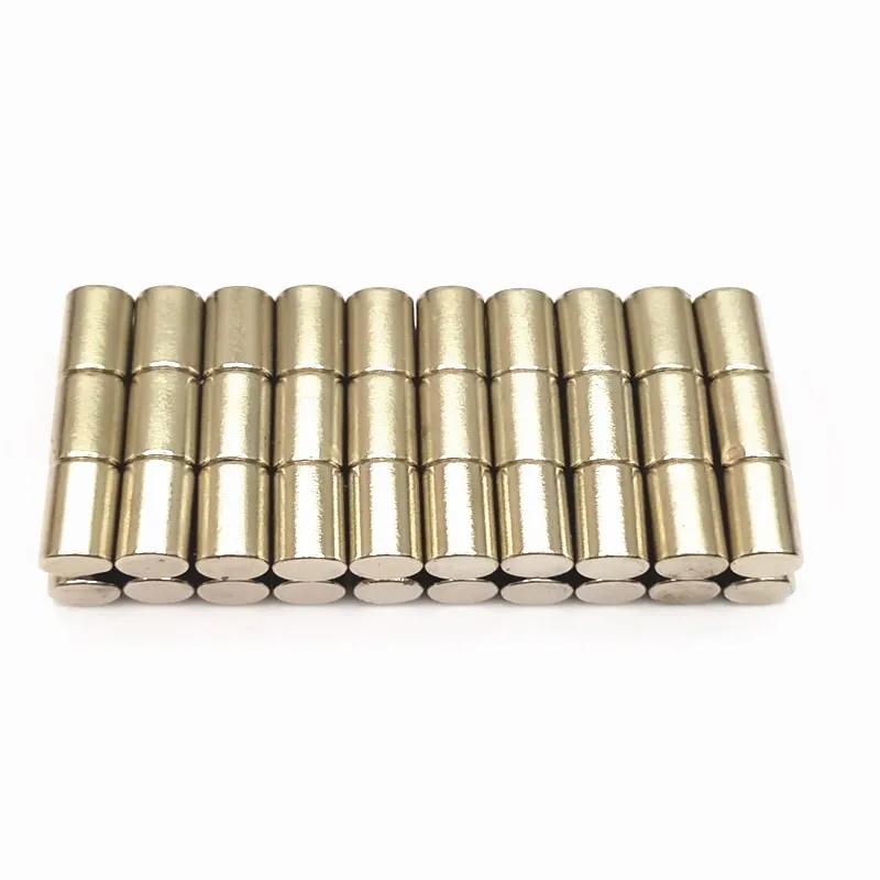 100 шт. небольшие круглые неодимовые магниты 4 х7 мм диаметр N42|Магнитные материалы|
