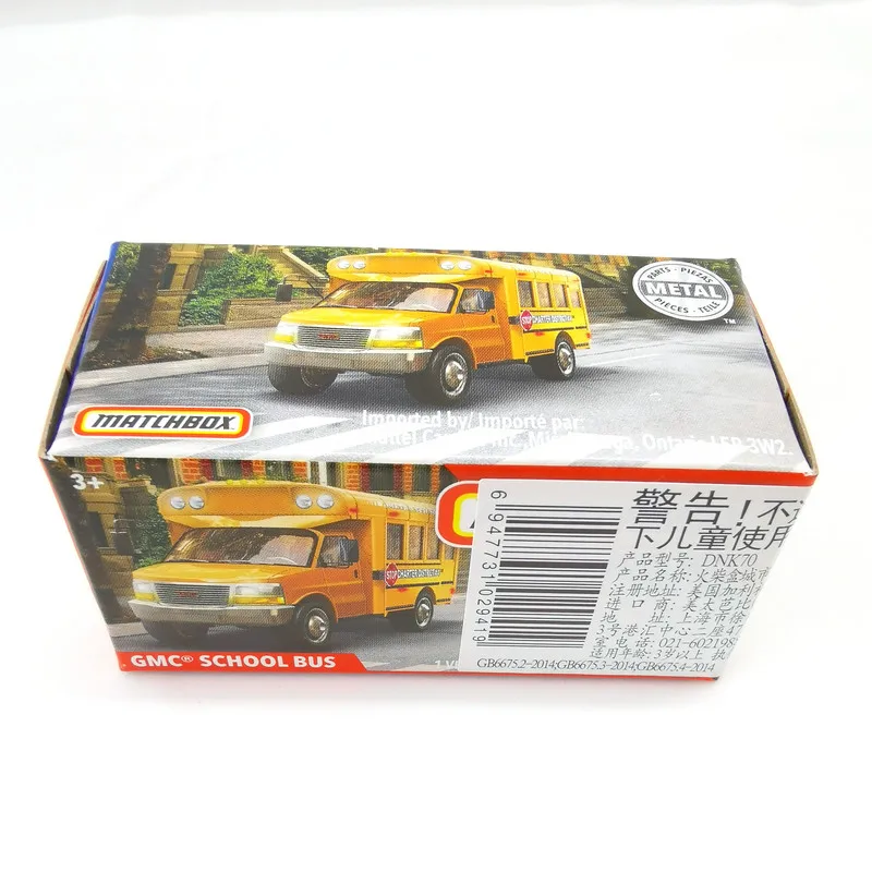 2019 машинок 1:64 автомобиля GMC школьный автобус литье металла сплава модель