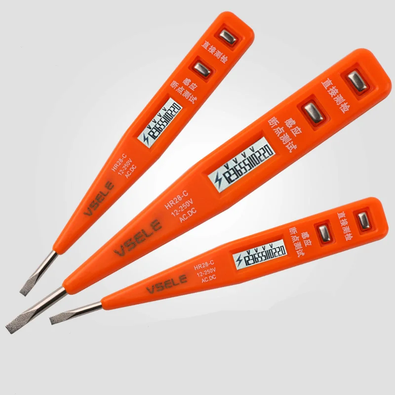 Многофункциональный индукционный тестовый карандаш с цифровым дисплеем