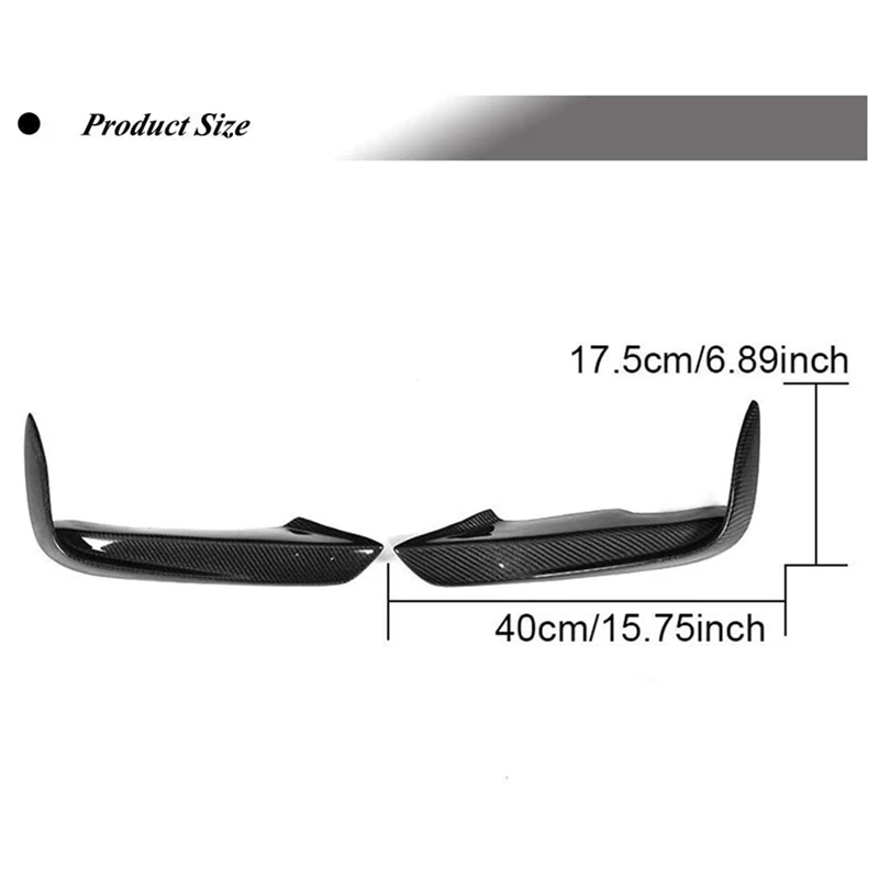 Отделка для переднего бампера из углеродного волокна BMW 3 серии F30 F35 318I 320I M Sport 2012 -