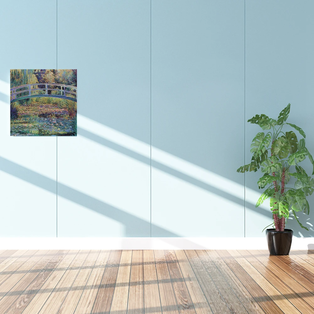 Клод монет Japnese мост впечатление пейзаж маслом украшения печатных на холсте