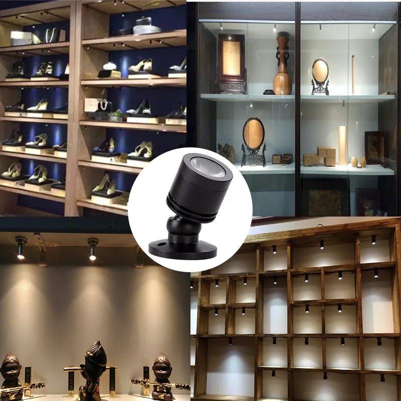 Светодиодный точечный светильник 3 Вт мини для шкафа 12 В постоянного тока пуховой