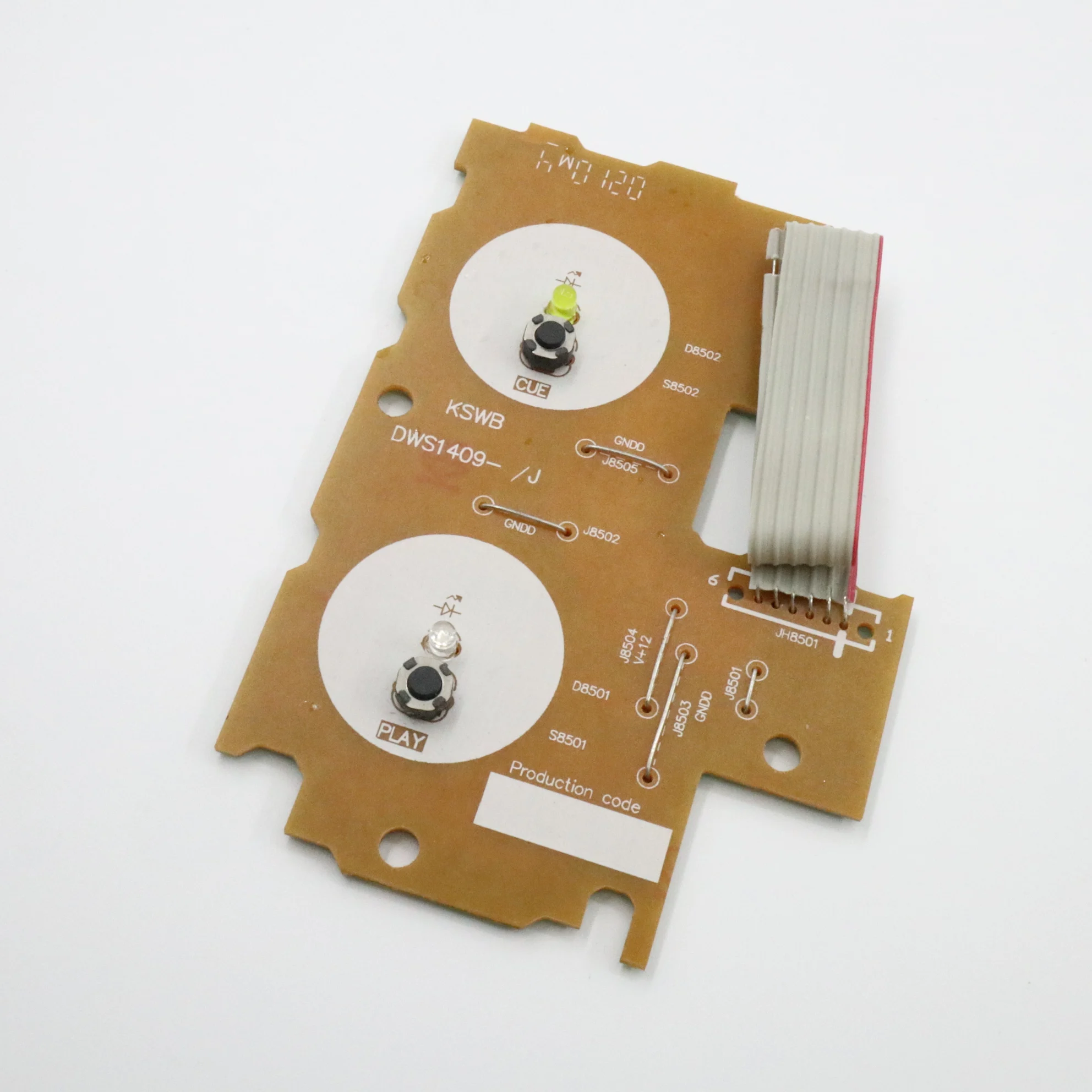 Для Pioneer CDJ 2000 KSWB PLAY PAUSE & CUE SWITCH PCB в сборе (заменяет DWS1409) |