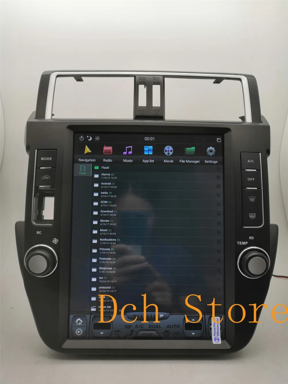 12,1 ''радио tesla стиль Android 8,1 автомобильный DVD gps навигатор для Toyota Land Cruiser Prado PX6 CARPLAY