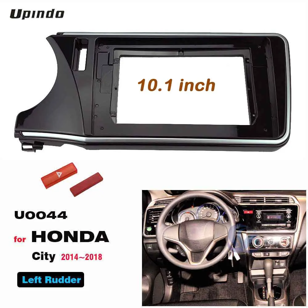 Радиоприемник 2 Din 10 1 дюйма для Honda City Greiz Gienia стереопанель с левым приводом