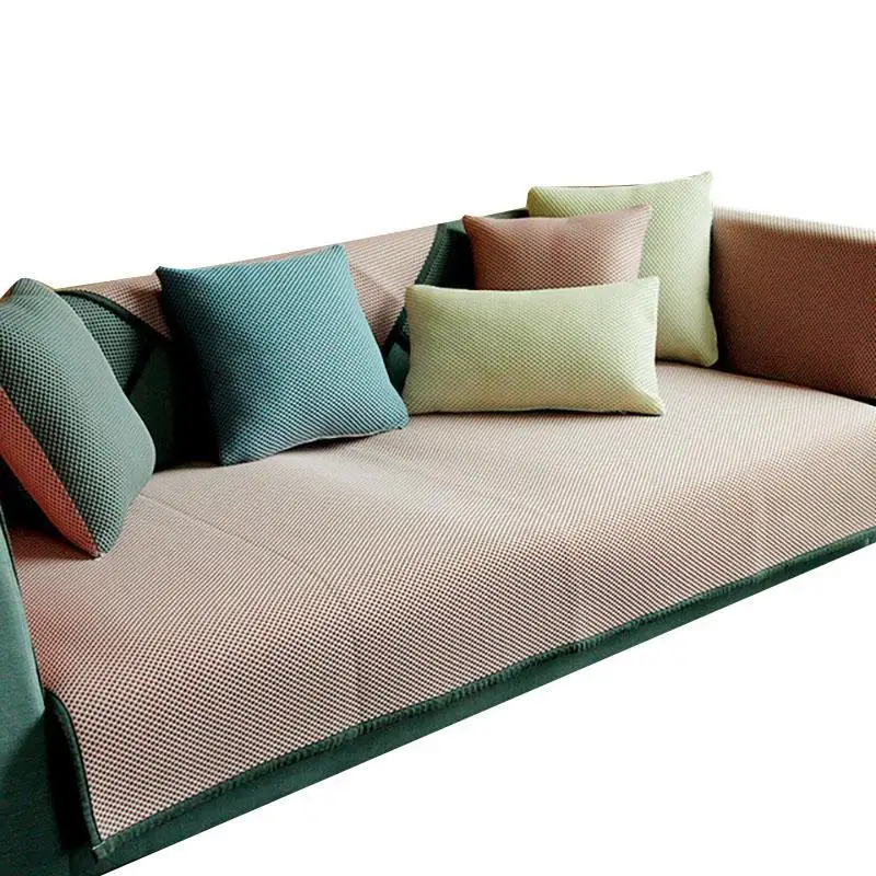 45 чехол для дивана гостиной серый цвет наволочка современный угловой диван