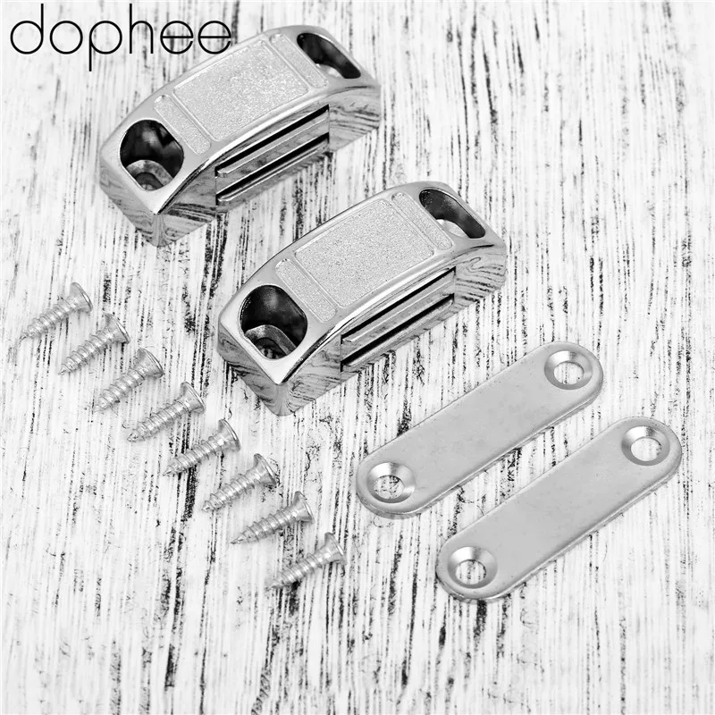 Dophee 2 шт. 42*17 мм Магнитная защелка шкафа для защелки стоп заглушки