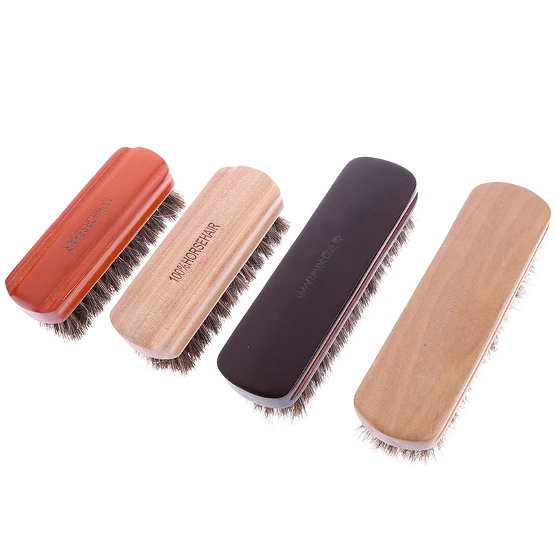 С добавлением конского волоса Чистящая щетка для ногтей Уход за Кожей Мягкий