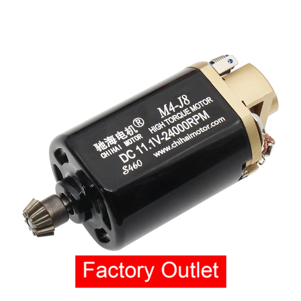 

Chihai Motor CHF-460W-11240 CNC Short Fhaft High Torque Dc Motor For Jinming M4a1-J8 Bing Feng Bf-P90 Gel Blaster Pasts