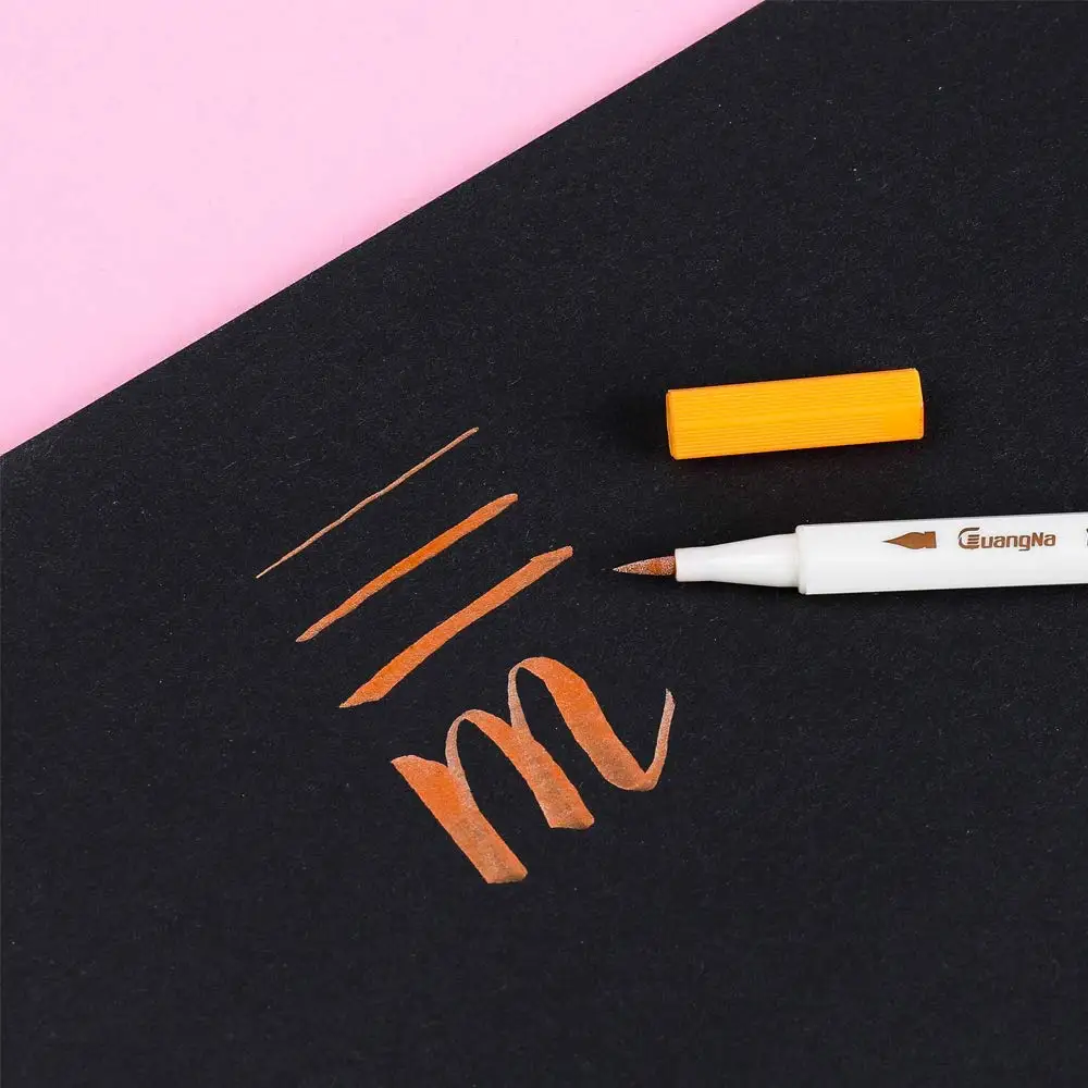 12/15/20/30 цветов в упаковке металлический маркер ручка сделай сам скрапбукинг ремесла мягкая кисть