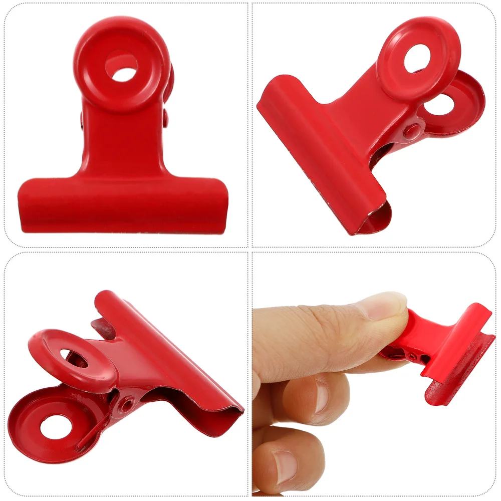 

10Pcs Snack Bag Clips Pinch Clamps Clothespins with Holes Food Sealing Clips