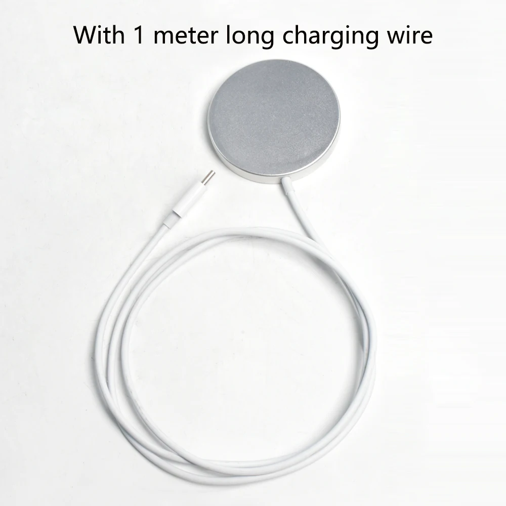 

Type-C Magnetic Wireless Charger 15W Adsorption Charger for IPhone 12 Pro Max Mini Magsafe Fast Charging for Huawei Xiaomi