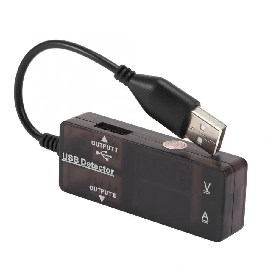 Портативный Автомобильный USB тестер напряжения тока с цифровым дисплеем|Тестер