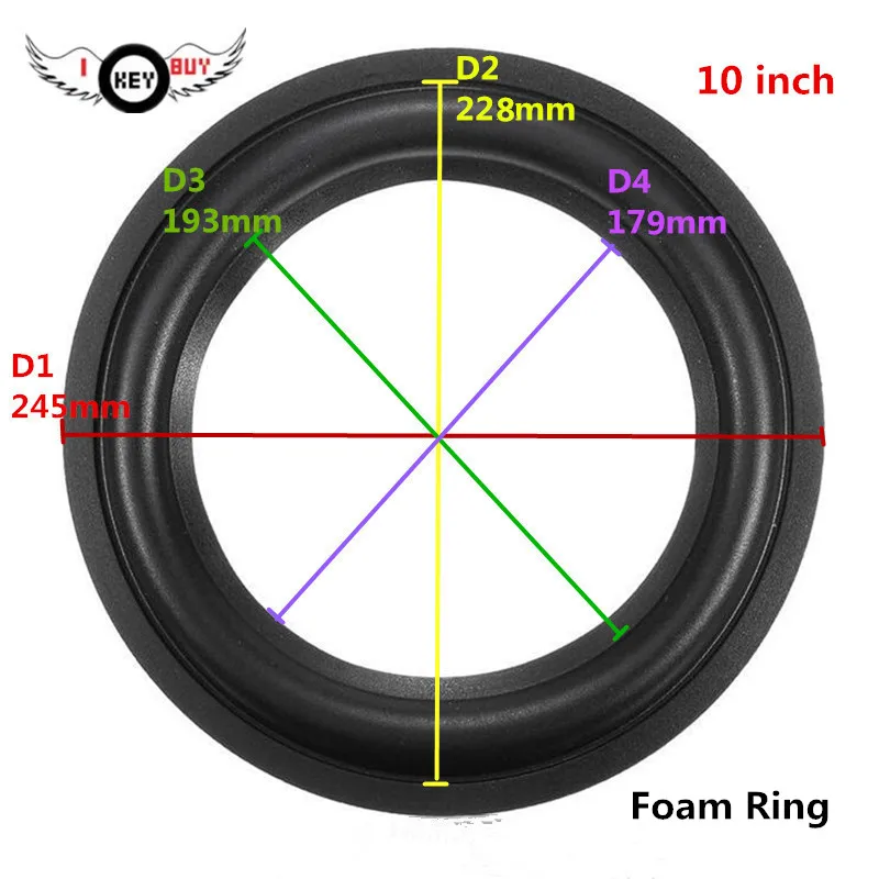 Аксессуары для ремонта динамиков 2 шт. 4/5/ 6/6 5/8/10 дюйма кольцо из