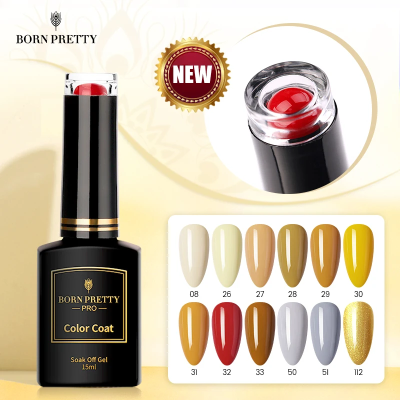 BORN PRETTY Pro Гель лак для ногтей гель маникюра 120 цветов 15 мл отмачиваемый УФ все