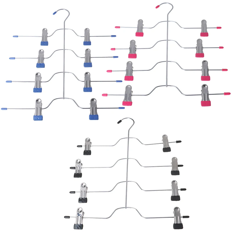 1 шт. вешалка для брюк и юбки из нержавеющей стали|Вешалки крючки| |