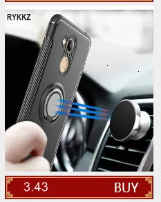 Чехол-кольцо для huawei Honor 6C Pro, автомобильная подставка, магнитный присоска, чехол, Honor6c 6 c V9 Play, Ультратонкий Мягкий ТПУ чехол-держатель