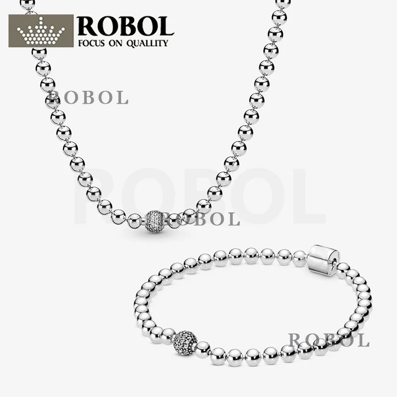 

Комплект из колье и браслета, светильник серебра 925 пробы