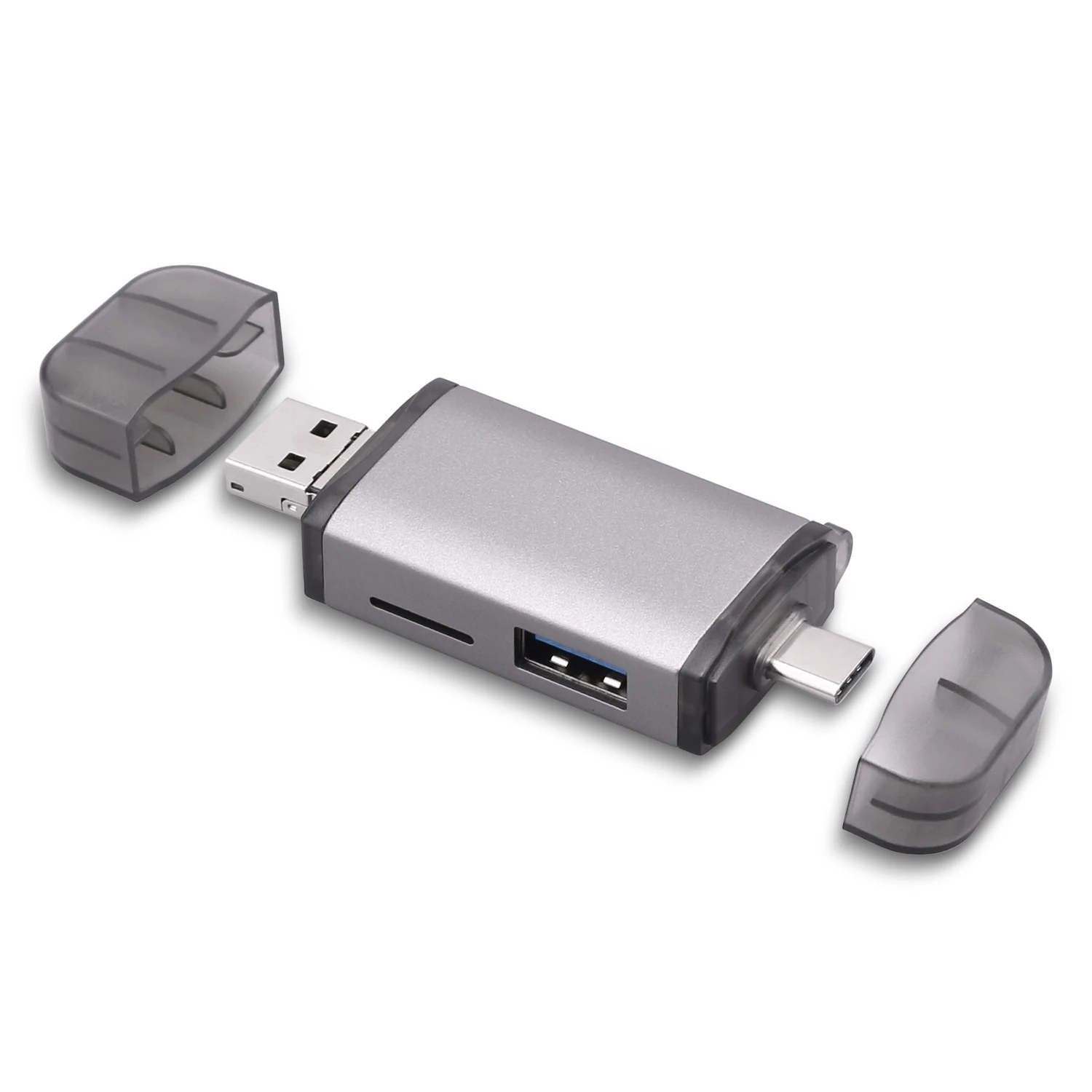 GOOJODOQ кардридер Micro USB 2,0 type C для SD Micro SD TF адаптер Аксессуары OTG кардридер смарт-карта памяти SD кардридер