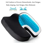 U-образное сиденье, гелевая Подушка с эффектом памяти, офисное снятие давления, эластичное сиденье, дышащее массажное кресло из пены, Автомобильная подушка-губка, подушка