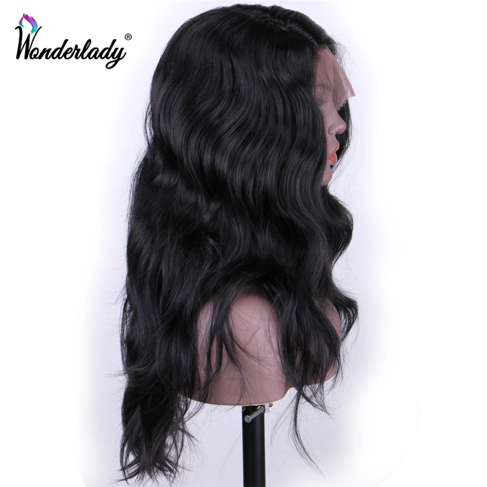 WonderLady парик Ombre розовый серый двухцветный цвет длинный синтетический передний