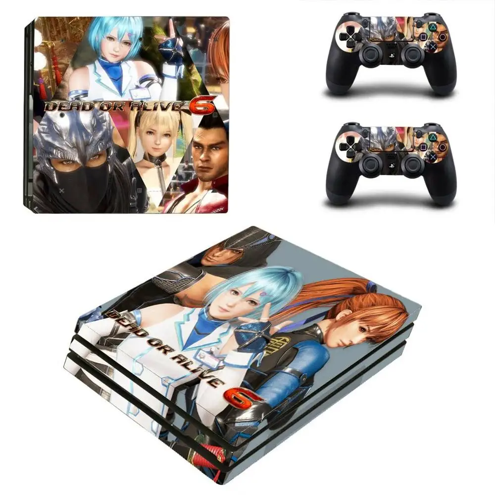 Наклейки Dead or Alive 6 PS4 Pro s Play station 4 наклейки для PlayStation скины консоли и контроллера