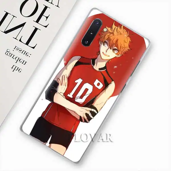 014 Аниме Haikyuu телефонные чехлы для samsung Galaxy Note 10 S10 плюс 5G S10e A30 A40 A50 A60 A70 M40 жесткий чехол - Цвет: 014