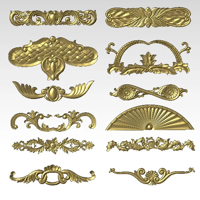 12 шт. 3d модель рельеф для фрезерного станка с ЧПУ 3D принтер artcam aspire в формате STL