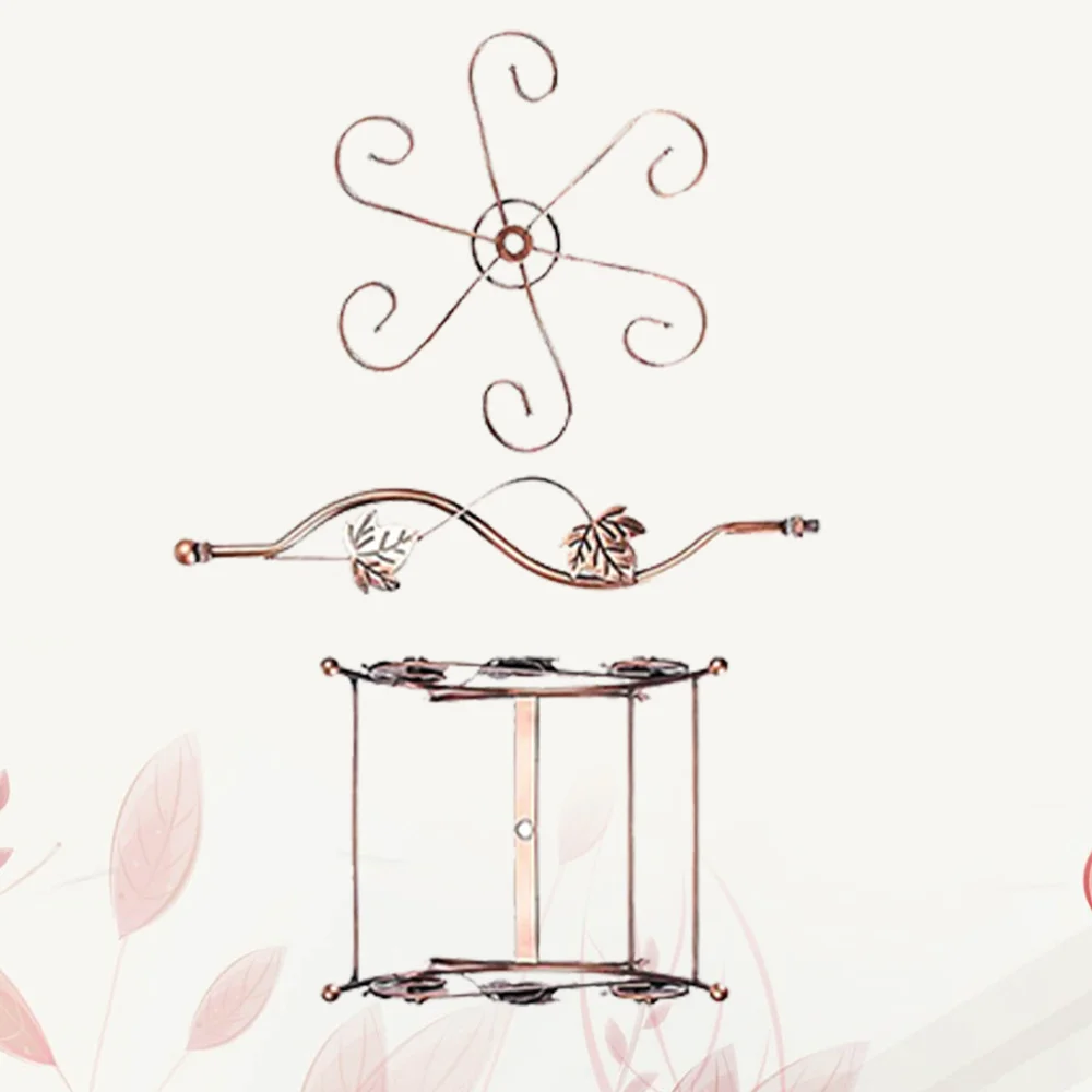 

Glass Hanger Double Bottle Rack Decoration Cabinet Decoration Goblet Holder