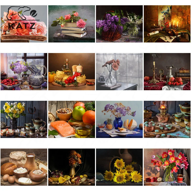 

French Restaurant Diamond Painting Exquisite Food Mosaic Painting By Numbers Diy Adult Cross-Stitch Kits Kitchen Embroidery Deco