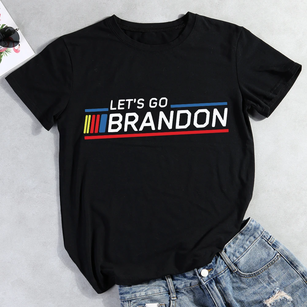 

Lets Go Brandon Funny Men Women Vintage T-Shirt Graphic Casual Tees