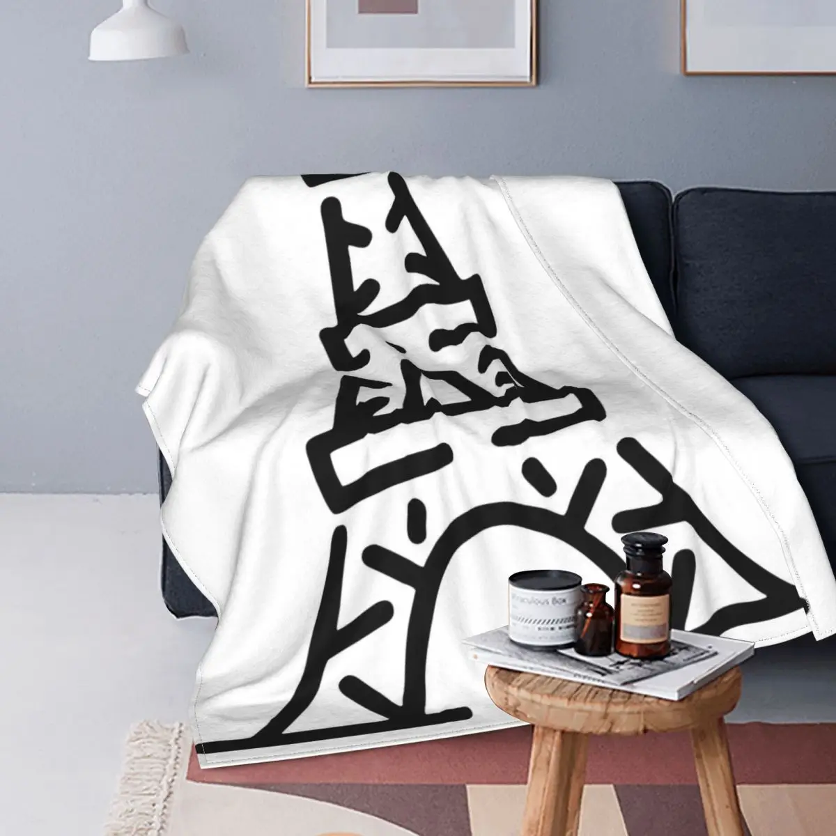 

Paris Eiffel Tower Landmark Blanket Fleece Textile Decor Trip Multifunction Super Warm Throw Blanket for Sofa Travel Rug Piece