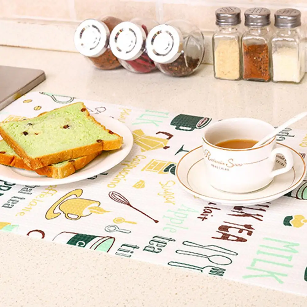 

2021 New Oilproof Table Mat Drawer Liner Wardrobe Cupboard Cover Anti-dust Waterproof Cup Coaster Wine Pad Non-slip Placemat