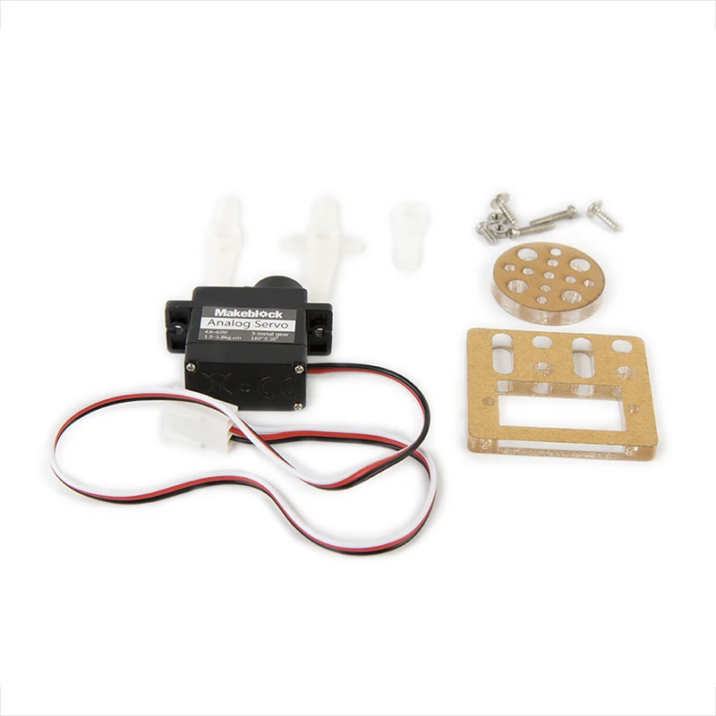 

Makeblock Electronic Motor 9g Micro Servo Metal Gear Robot MakeX Race Accessories