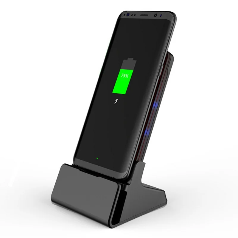 Беспроводное зарядное устройство EDAL Qi для iPhone X 8 Plus 10 Вт быстрая Беспроводная
