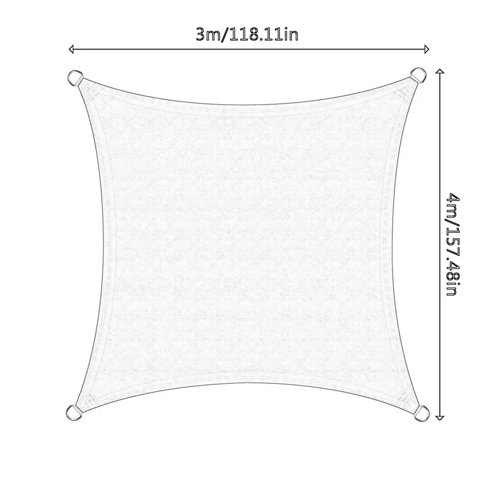 

Sail Canopy, Sun Shelter, Awning 98% UV Protection Awning Sail, Suitable For Outdoor, Backyard, Swimming Pool Awning