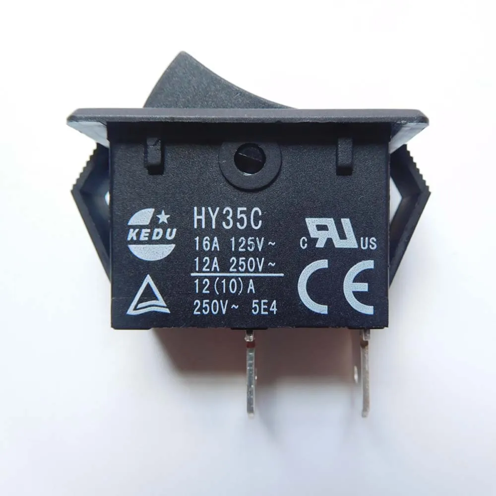 2 шт. KEDU HY35C HY35D 125/250V 16/12A рокер кнопочный переключатель дуги кнопочные переключатели для Домашние электроприборы