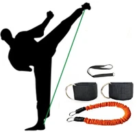 taekwondo boxing training leg strength football trainer speed exercise tubes resistance bands kick fitness equipment