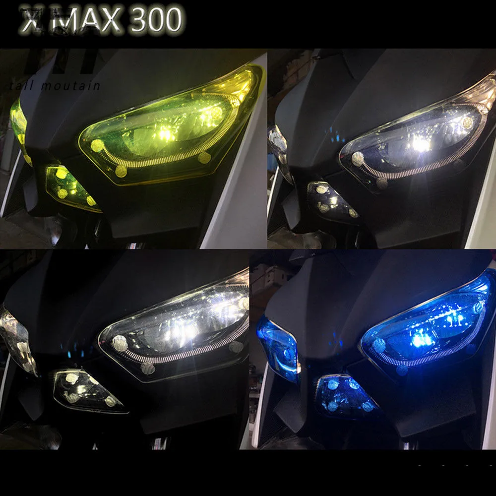 

For 2017-2018 Yamaha Xmax 300 X max 250 Head Lamp Shield Motorcycle Acrylic Plastic Front Headlight Lens Cover Protector Guard