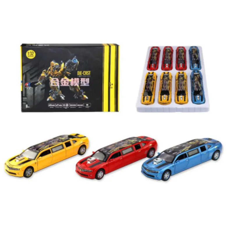Bumblebee Расширенный выпуск 1/32 литья под давлением сплава Модель автомобиля Acousto optic