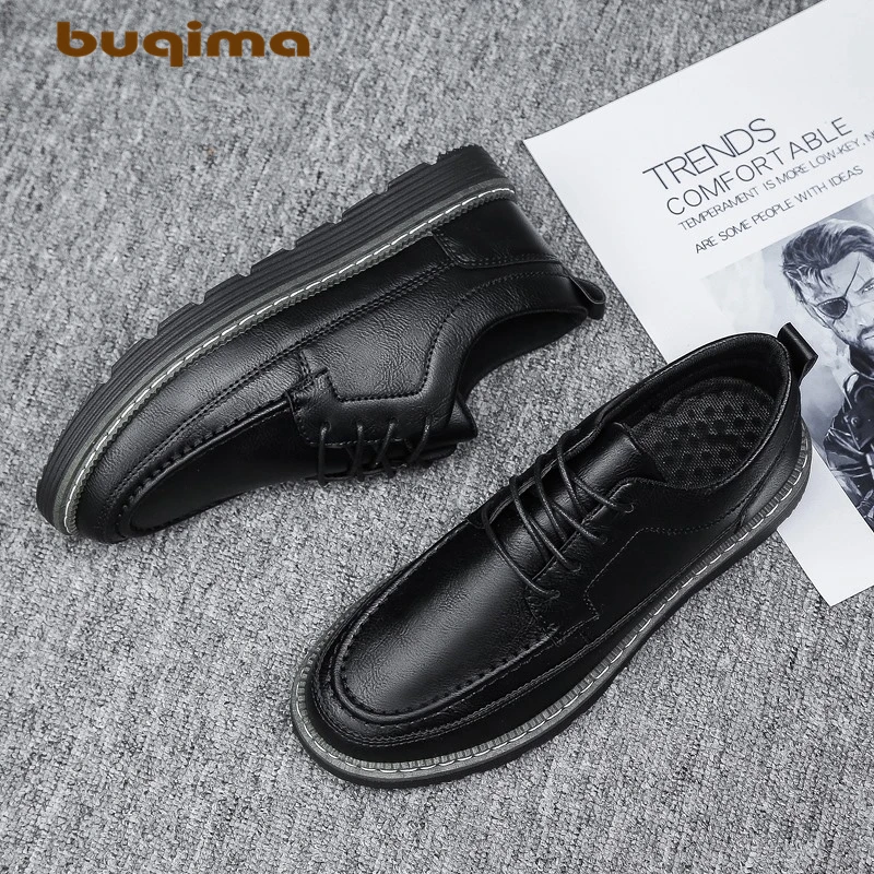 Buqima/Новинка модная мужская обувь для отдыха Мужская Спортивная черного цвета