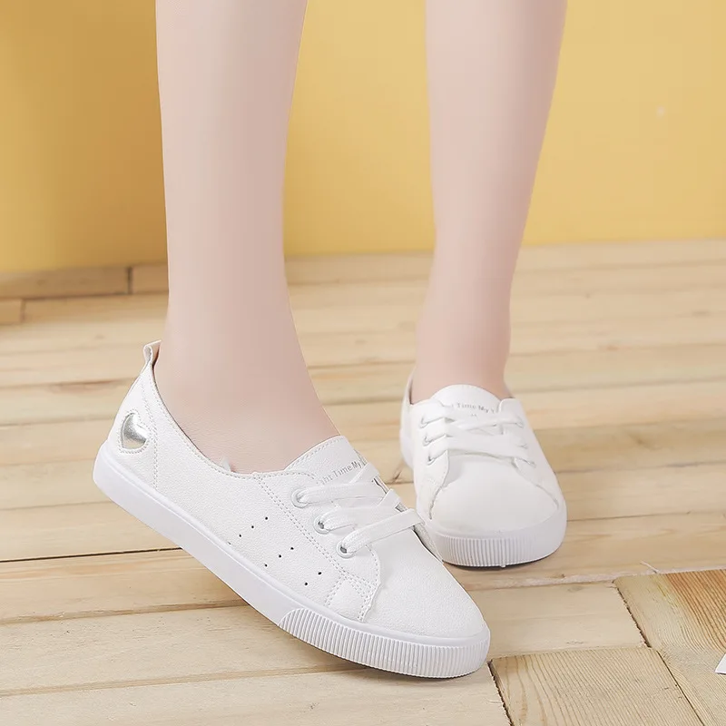 Женская Белая обувь женская Студенческая Новинка лета 2019 сетчатая красная с