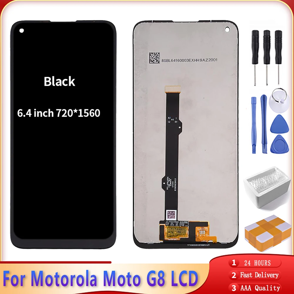 Оригинальный 6 4 &quotс ЖК дисплеем для Motorola Moto G8 дисплей Экран планшета Ассамблеи