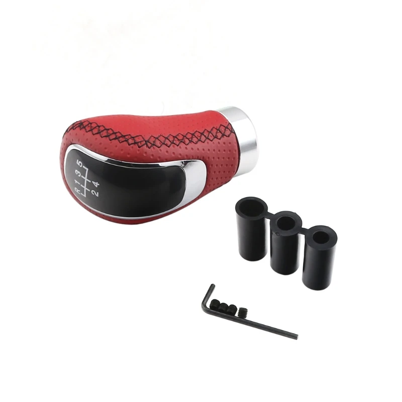 Рукоятка рычага переключения передач рукоятка Универсальная кожаная для