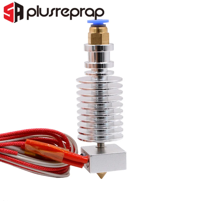 V5 j-головка Hotend Боуден экструдер с 0,2 0,3 0,4 0,5 мм сопло нагреватель термистор теплоотвод для 1,75 нити 3d части принтера