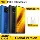 Смартфон POCO X3 NFC в наличии дюйма, глобальная версия дюйма, 64 ГБ128 ГБ, Восьмиядерный процессор Snapdragon 732G, 6,67 Гц, DotDisplay 120