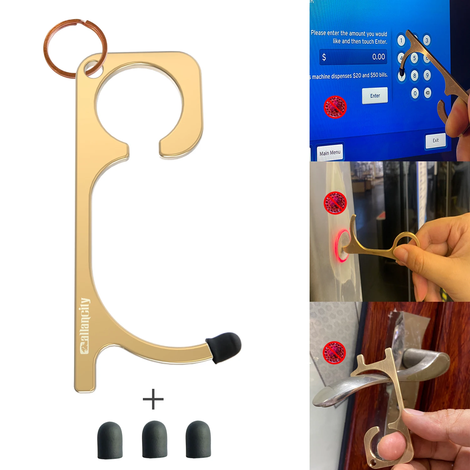 Инструмент для открывания двери Callancity брелок кольцо бесконтактный артефакт