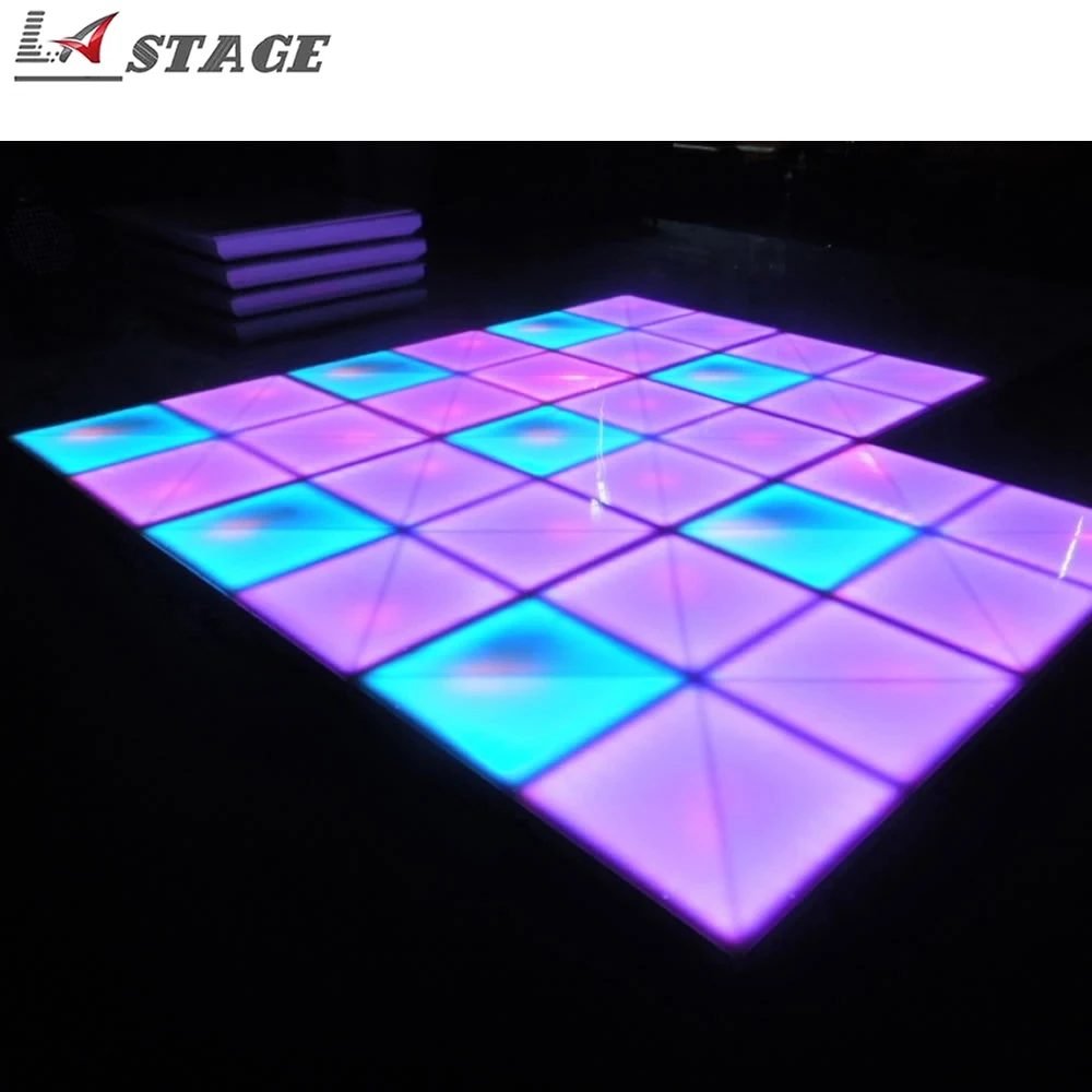 

720pcs Leds Manufacture Supply Stage Light LED Dance Floor Led Wedding Disco Floor Lights RGB Pannel Dancing Floor 1M*1M