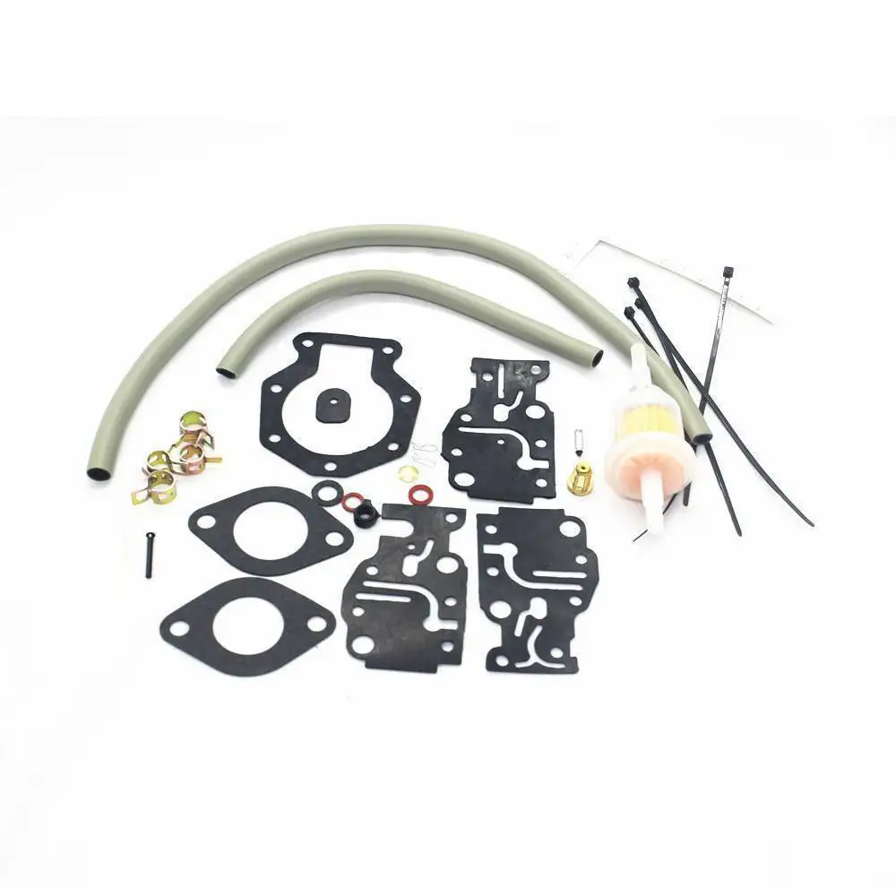 

Carburetor Repair Rebuild Kit for Johnson Evinrude 439073 431897 18-7219 6 8 9.9 15 20 HP 1986-1996