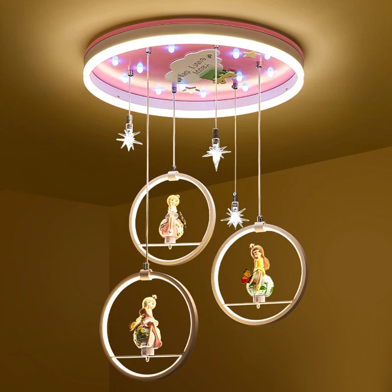 Современные потолочные светильники для детской спальни светодиодные люстры